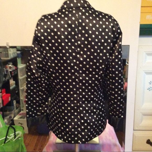 Dynamite size S. black / white Polkadot blazer - Picture 2 of 9